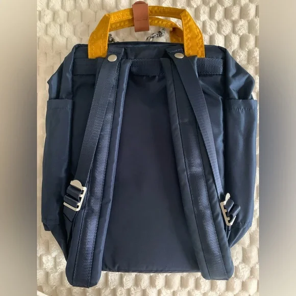 Blue and Brown Women's Backpack - Picture 2 of 8